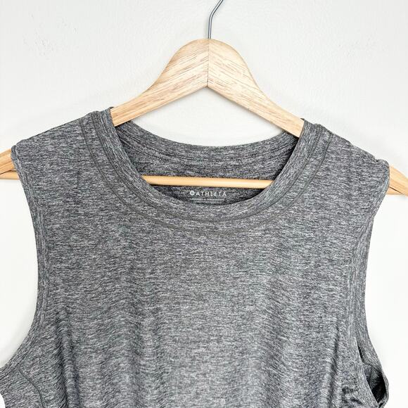 NWT Athleta Pacifica Illume UPF Relaxed Tank | Gray | S L - Picture 4 of 10